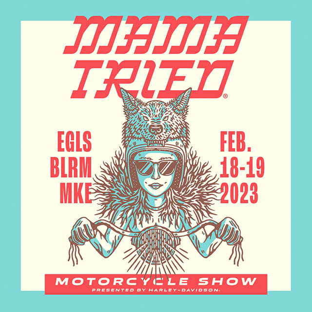 therave's tweet photo. Take in all the action that The Mama Tried Motorcycle Show has to offer on February 18th and 19th! 🏍️

This building-wide event features over 100 one-of-a-kind vintage and custom motorcycles, vendors &amp; more » https://t.co/Iv0jU7uTRl https://t.co/wdaudco0Nq