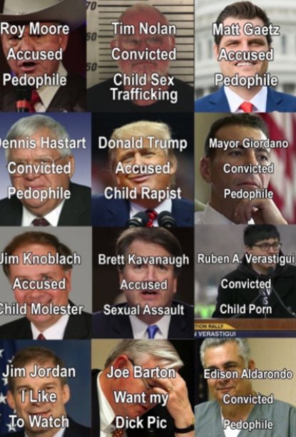 evasuncle's tweet image. These #GOPCowards are all calous hypocrites who condemn others with constant indignant piety while being nothing but fraudulently empty false grimy shells.

#GOPProjection
#GOPHypocrisy