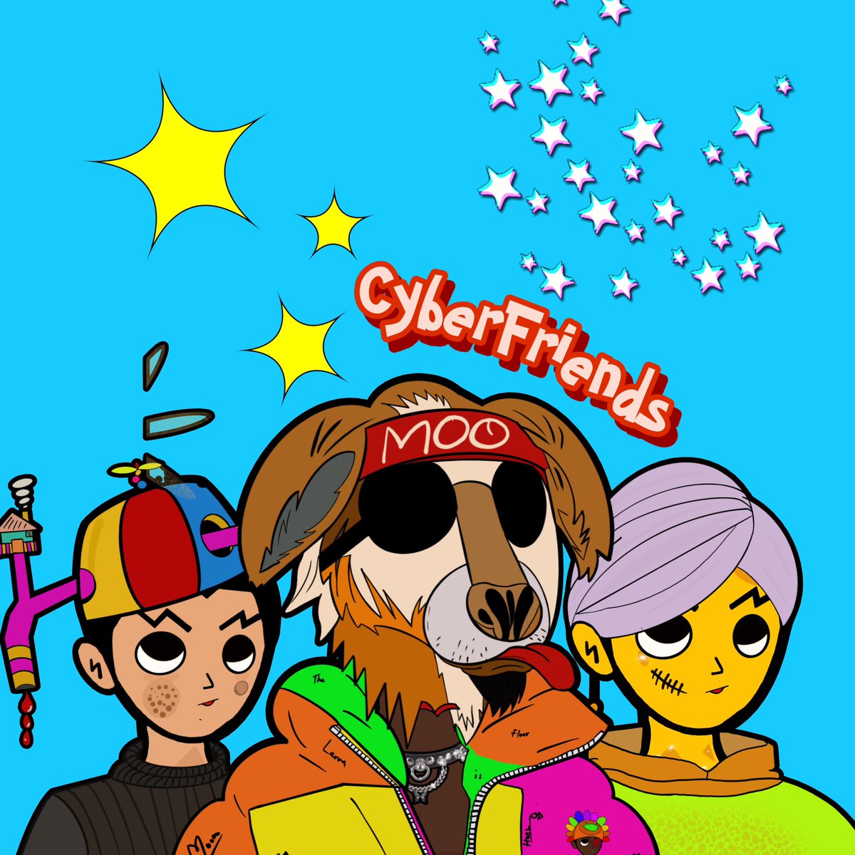 Announcing the CyberFriends Collection! 5k unique #NFTs where it Holders own the keys 🔑 to the CyberVerse. A world of opportunities.
 
For a chance of winning a CyberFriend:
1️⃣ follow <a href="/CyberFriendsNFT/">Cyber Friends | Mint is Live</a>
2️⃣ comment below
3️⃣ turn On the Notification Bell🔔