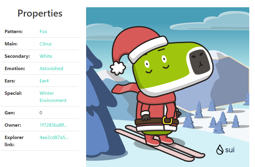 🎁 I just unboxed my Sui Holiday Capy! ❄️
Santa was in a hurry and forgot to wear a scarf and ski!
But it's all right. I will run and visit and give presents to my friends!#CapyHolidays <a href="/SuiNetwork/">Sui</a>