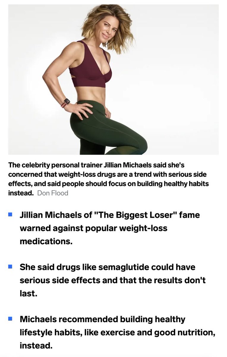 BevTchangMD's tweet photo. A recent click bait headline leads to an article of both truths and misinformation rooted in a lack of understanding of #obesity as a disease

It’s disappointing that a person with so much experience helping individuals doesn’t see that meds can be part of individualized care https://t.co/NfRX8pKDCs