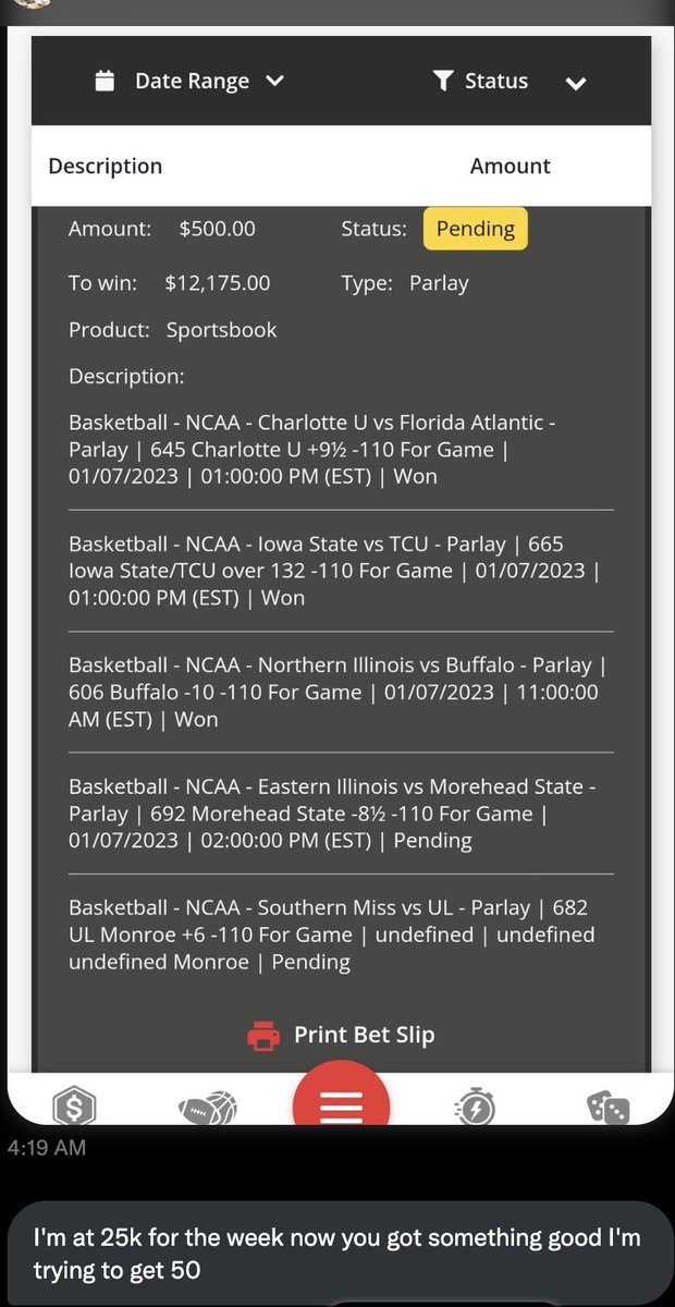 SharpPickss's tweet photo. $500 ➡️ $12,175 

Discord client parlayed all the strong #NCAAB picks from Saturday and won $12K!

(This is how we roll in #NCAAB)

10 people like this tweet will a free week of VIP‼️

10 people RT this tweet will free week of VIP‼️

10 people to comment will get free week VIP‼️ https://t.co/6pxOB2TZ7O