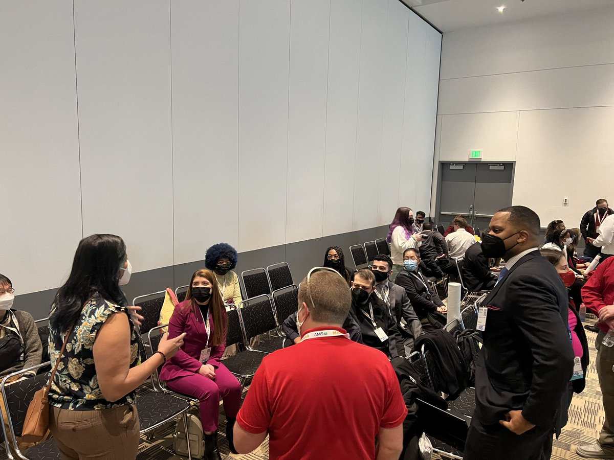 BurkeyBill's tweet photo. @AMSEarlyCareer Early Career Conference kicking off with a session on Learning your Leadership Style! #AMS2023 #becp2023 https://t.co/uoCjCxwMVA
