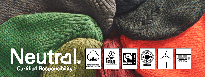All Neutral cotton is Fairtrade certified and sourced from Fairtrade producers. Fairtrade means fairer trading conditions and opportunities for producers in developing countries to invest in their businesses and communities for a sustainable future.  <a href="/FairtradeUK/">Fairtrade Foundation</a>