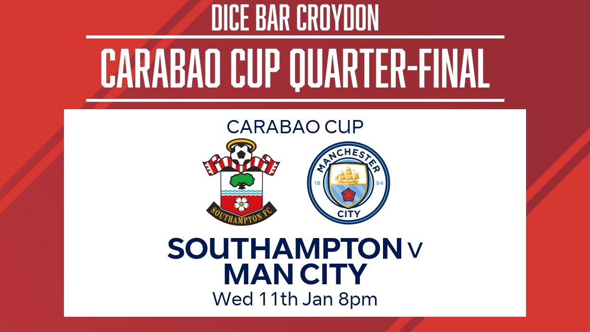 DeejayPeteyP's tweet photo. Carabao Cup Quarter-Final

IN OUR LOVELY COZY TWILIGHT LOUNGE BAR 

HAPPY HOUR TILL 8PM
AND GREAT SPORTS DEAL

Tuesday 10th January 2023
20:00 Newcastle United v Leicester City

Wednesday 11th January 2023
20:00 Southampton v Man City https://t.co/M3UMi5QDpP