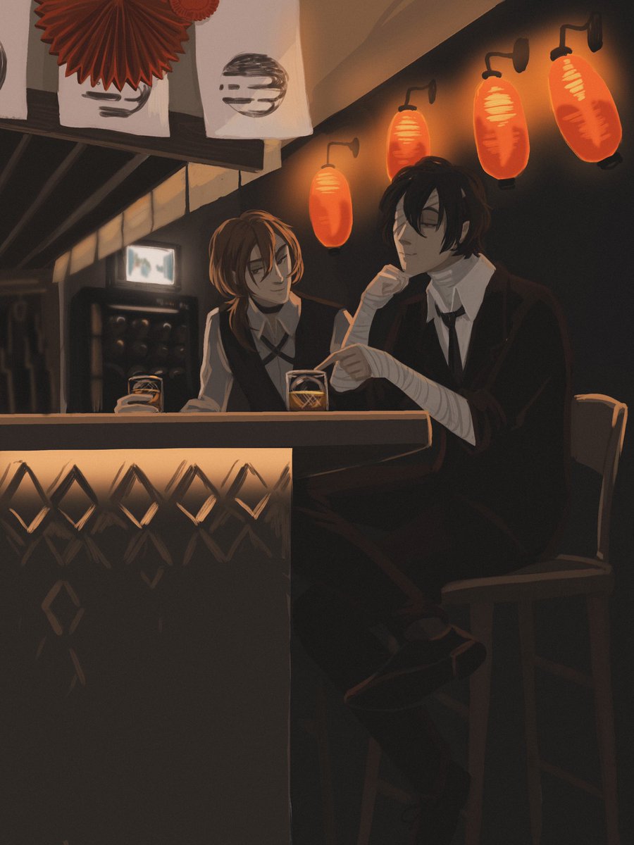 _night_crow_'s tweet photo. У них на фоне «следствие вели»

#BungouStrayDogs #bsd #soukoku #dazai #chuuya #бсд https://t.co/HcwAO2ddHu