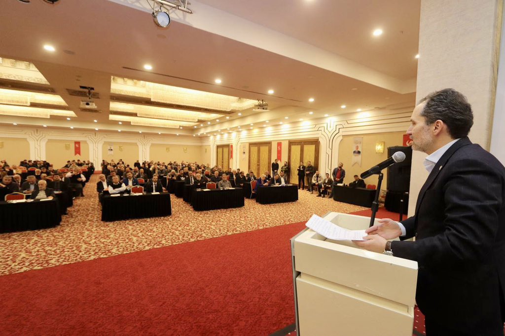 rprefahpartisi's tweet photo. Yeniden Refah’la Türkiye Kazanır! 

Genel Başkanımız Dr. Fatih Erbakan ‘Kızılcahamam Seçime Hazırlık Kampı’nda kapanış konuşmalarını gerçekleştirdi. https://t.co/a1yW0YVYi6