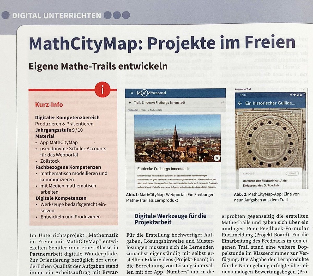 P_Bronner's tweet photo. Mit digitalen Medien Schüler*innen für #Mathematik begeistern? Eine von vielen Möglichkeiten: Projekte mit @mathcitymap! Ein Kurzartikel ist in "mathematik lehren" Ausgabe 235 / 2022 erschienen. Mehr zum Thema gibt es auch in "schule digital": ePaper https://t.co/zoXnwgNOi1 #twlz https://t.co/Uqd1wvCyGw