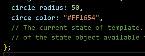 0xCJack60's tweet image. my #GitHub_Copilot just produced a typo in the code xD 
&quot;circe_color&quot; instead of &quot;circle_color&quot;