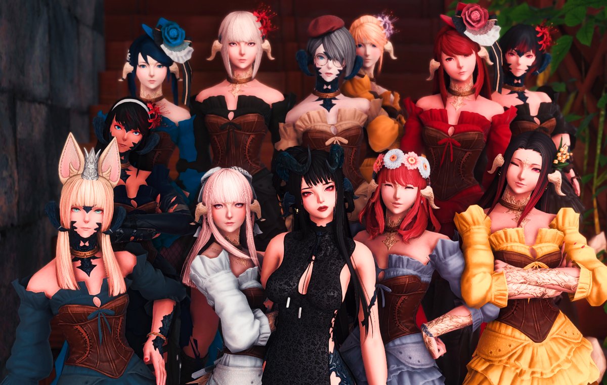 Amazing Night at #aurasdream
💗🖤all you cuties 🖤💗

♡| #GPOSERS ♡#Au_Ra ♡ #EorzeaPhotos ♡ #ElementalDC ♡ #dragons |♡ 
(miqote BiS tho)