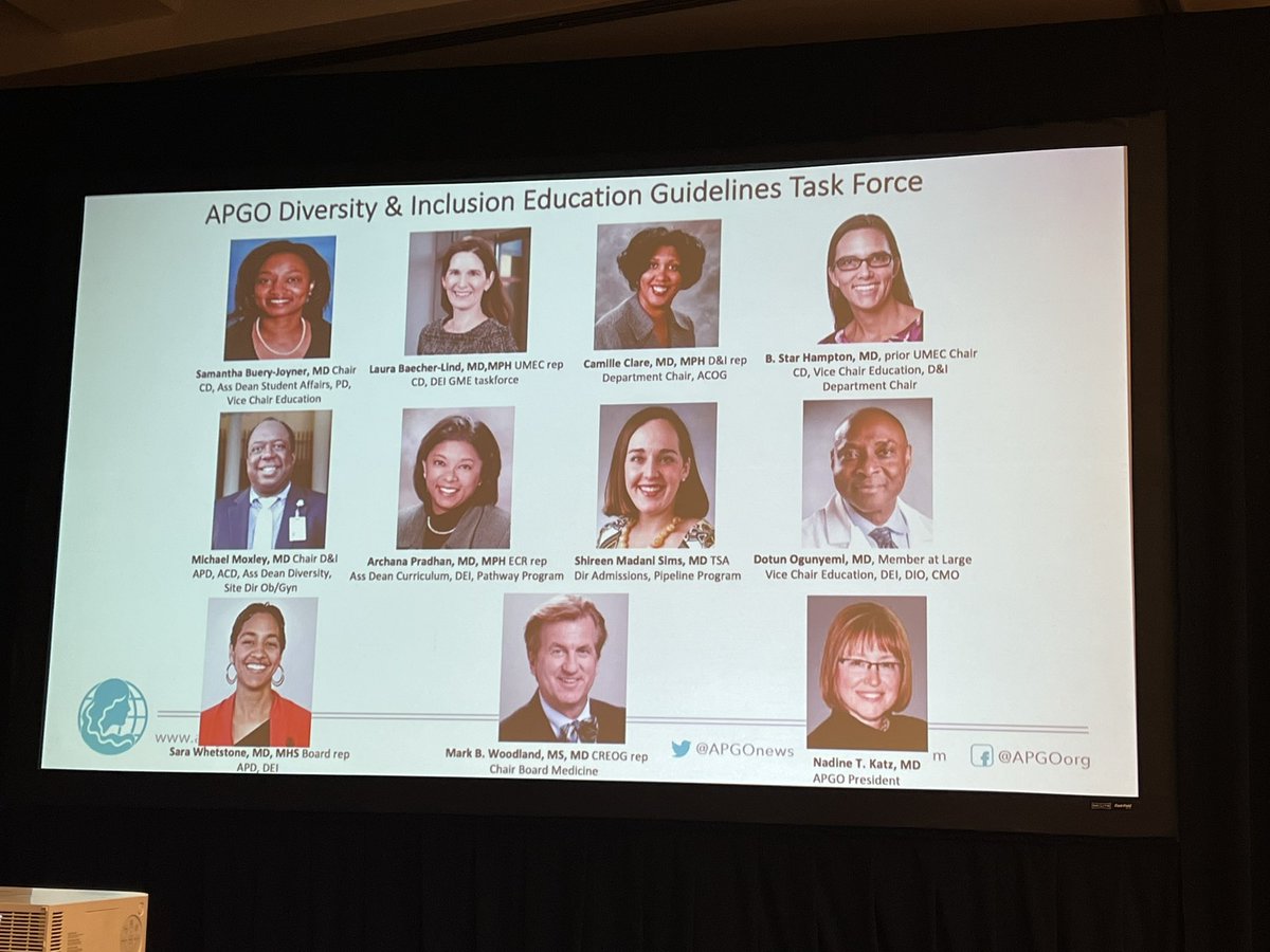 cmmorosky's tweet photo. Our next outstanding plenary speaker Dr. Samantha Buery-Joyner presents “The Power of One: Using the APGO Educational Guidelines for Diversity, Equity, and Inclusion to Uplift a Stronger Medical Education Community” @apgonews #2023FDS https://t.co/UJwuAumcKO