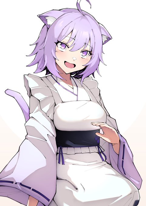 #絵かゆ 
「僕のふかふかなお膝に、ごろ～～んってしても…いいんだよ?」 