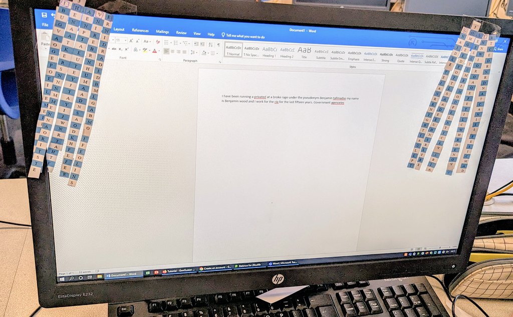floatingyunsan's tweet photo. @Cipher_Master

As per all the weeks I have had to come up with simpler methods myself to explain how students can decrypt each of the challenges. Here are photos of my easy wacky method of decrypting 10B was great fun using printed paper, cello tape &amp; scissors
#cipher #decrypt https://t.co/SvftmxvP3D