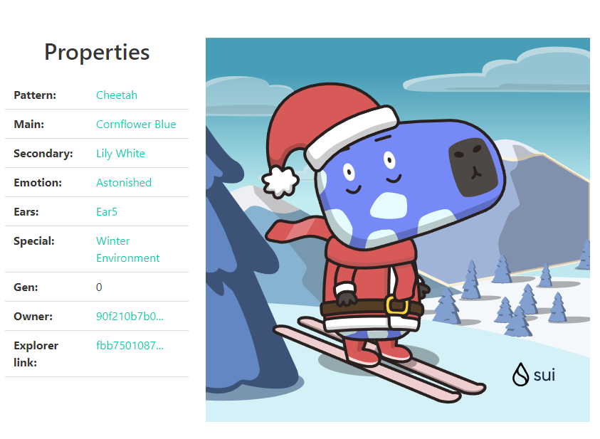🎁 I just unboxed my Sui Holiday Capy! ❄️
he is in the snow outside his house to passers-by question mark, people wish him a merry Christmas, he is very happy! #CapyHolidays <a href="/SuiNetwork/">Sui</a>