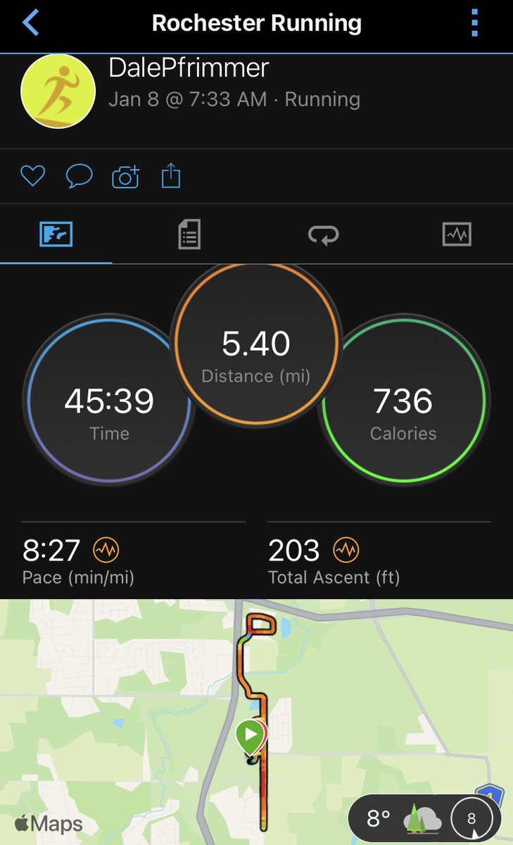 DalePfrimmer's tweet photo. Funny when it’s 10 degrees with Feels Like 2 & first thought is “warmer than yesterday”! #RunMN #WinterRunning #RunHappy https://t.co/RJIUebw8AH