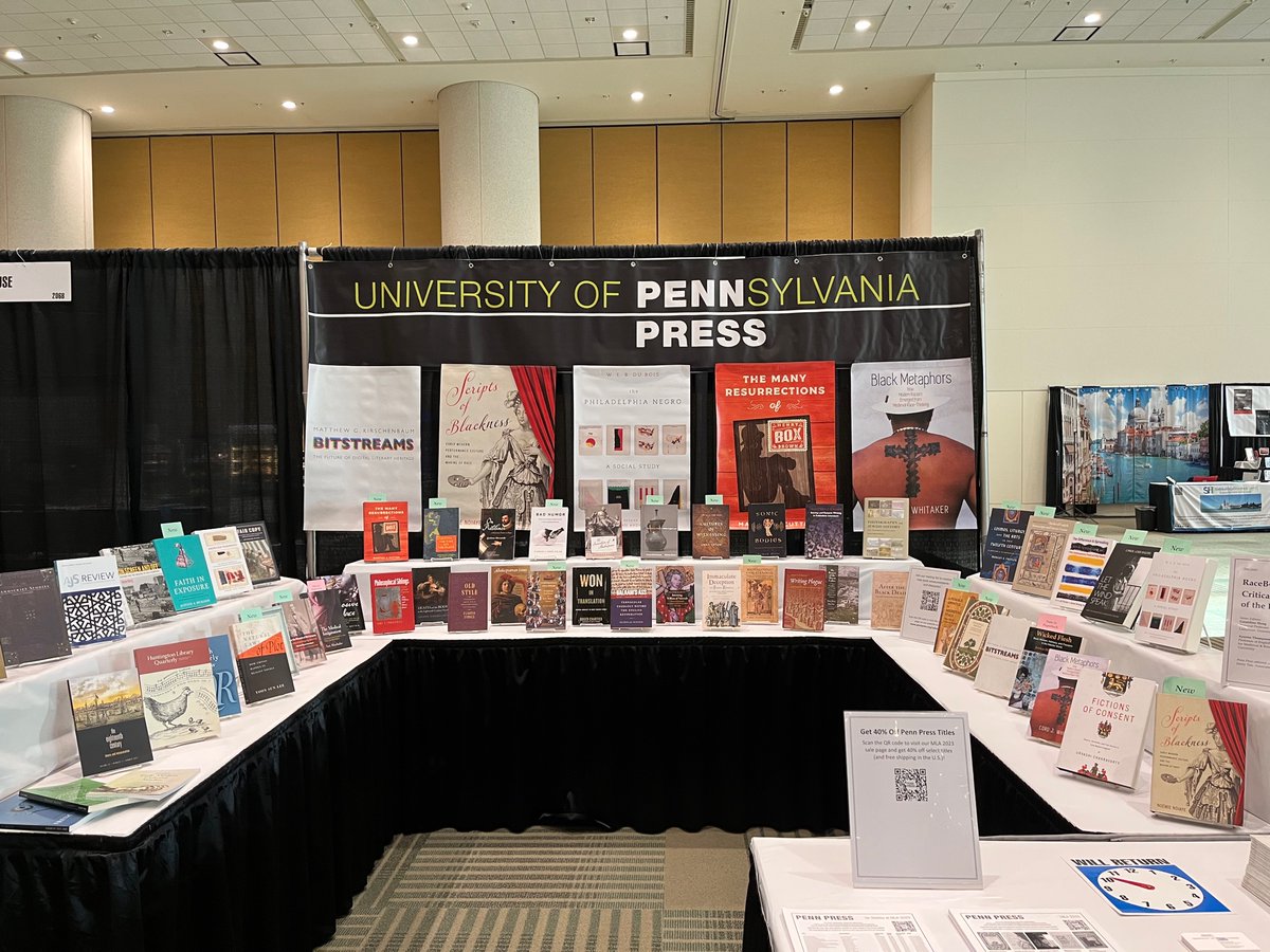 MLAnews's tweet image. The #mla23 exhibit hall closes at 1 today. Come by Moscone West for great #mladeals and support our terrific exhibitors!
