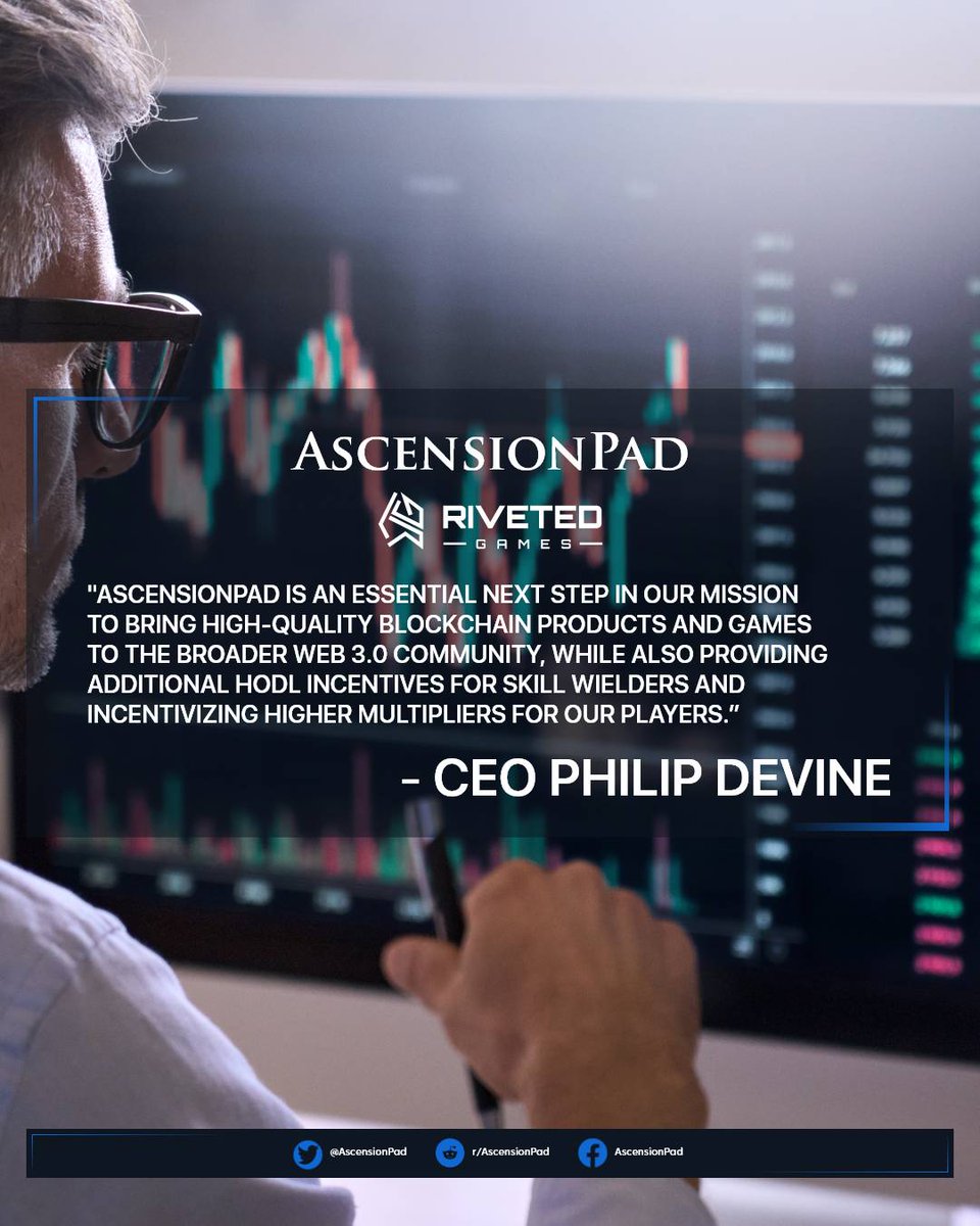 AscensionPad's tweet photo. 🔆 Here's what our CEO, Philip Devine said about AscensionPad

⚔️Check our website for more info: 

👉 https://t.co/tgqftVniQv https://t.co/5y65YhoxYz