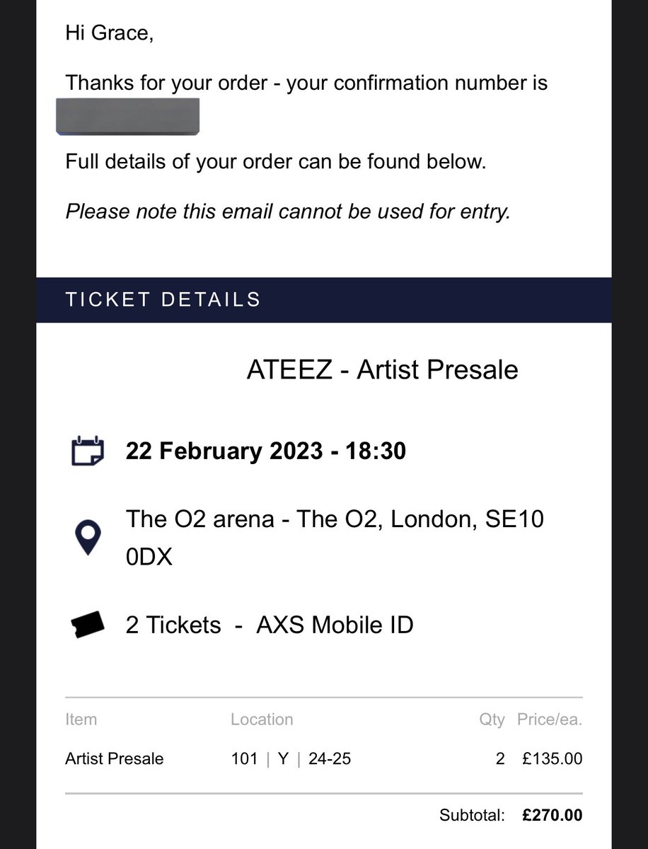 taesateIIite's tweet photo. wts //

2x ateez in london seated tickets in section 101 !

-selling as i have found better seats!
- face value [ £135 ]
- am happy to sell individually but prio is together 
- pay through paypal and will transfer through axs!

🏷️ #ATEEZinLondon #ATEEZinEUROPE #ateez @ATZEUTOUR https://t.co/sd6LxZtTML