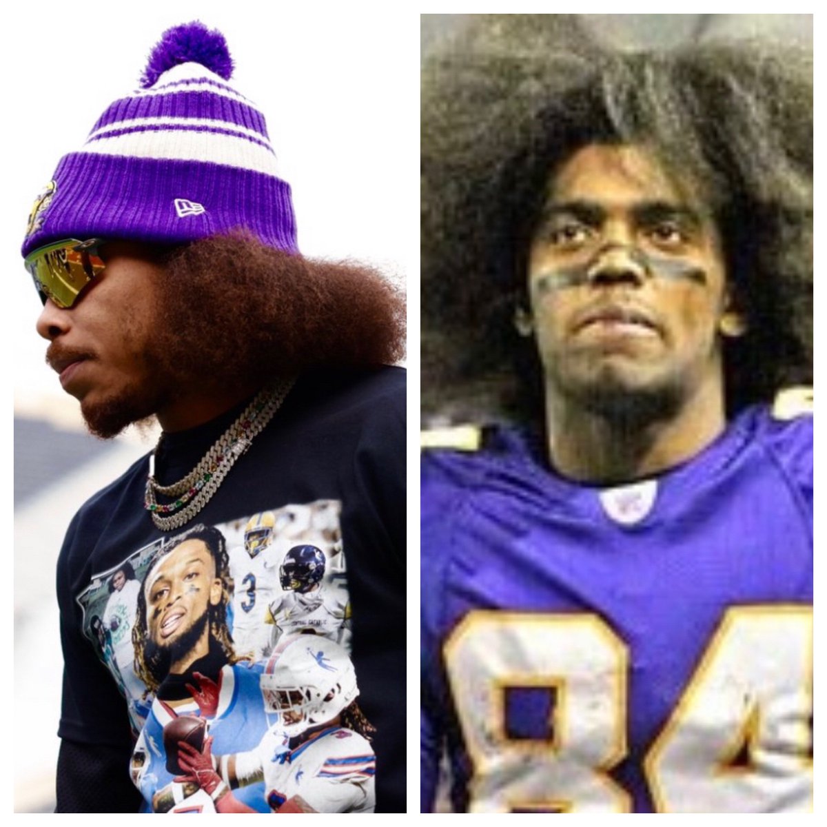 TJC_612's tweet image. Americas Finest Receivers On Sunday #AFROS @RandyMoss @JJettas2 @Vikings
