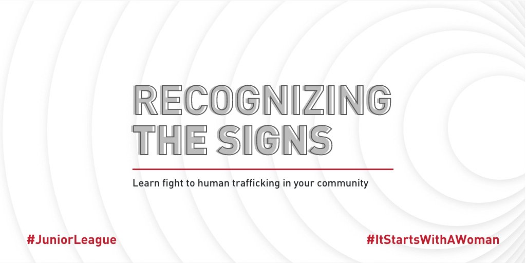 JuniorLeague's tweet photo. It’s National Slavery and Human Trafficking Prevention  Month in the US. To fight #humantrafficking in our communities, we must work together. Learn more from the National Human Trafficking Hotline: https://t.co/pTpqgkIMfI 
#NSHTPM2023 #NSHTP #ItStartsWithAWoman #JuniorLeague https://t.co/kc4sBdD2GR
