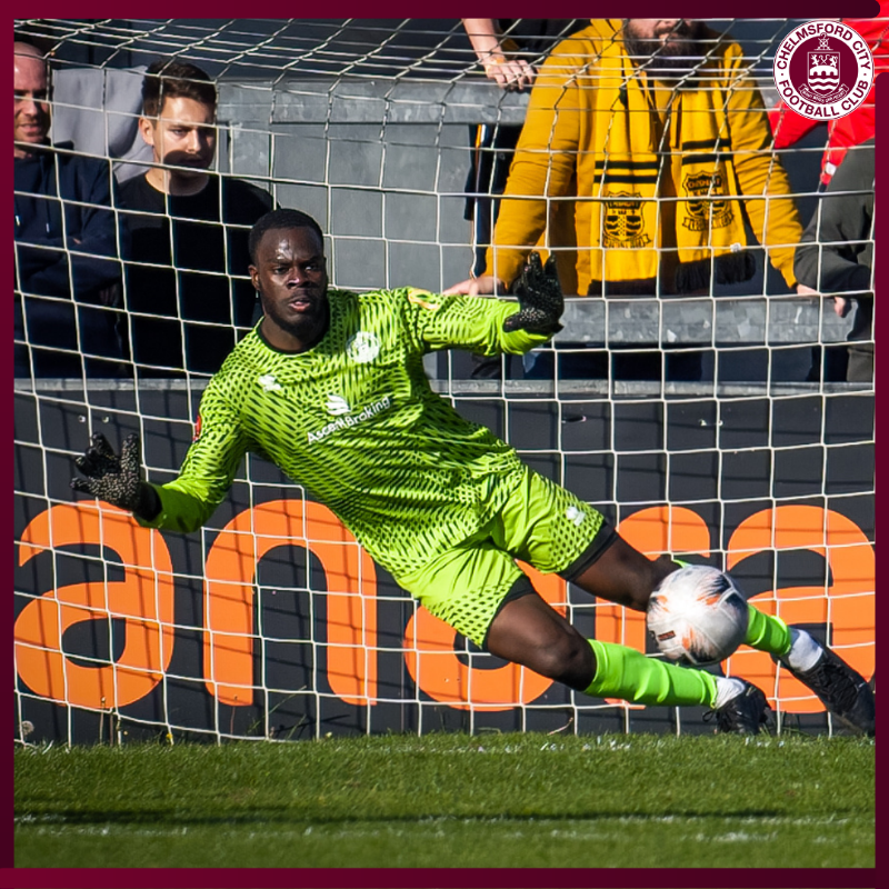 OfficialClarets's tweet photo. 🧤Chelmsford City FC can now confirm that goalkeeper Ovie Ejeheri's loan, from @PremierLeague outfit @Arsenal, will end tomorrow. More information and some words from Manager, Robbie Simpson are available below.

Thank you for everything, Ovie! Once a Claret Always a Claret ♥️