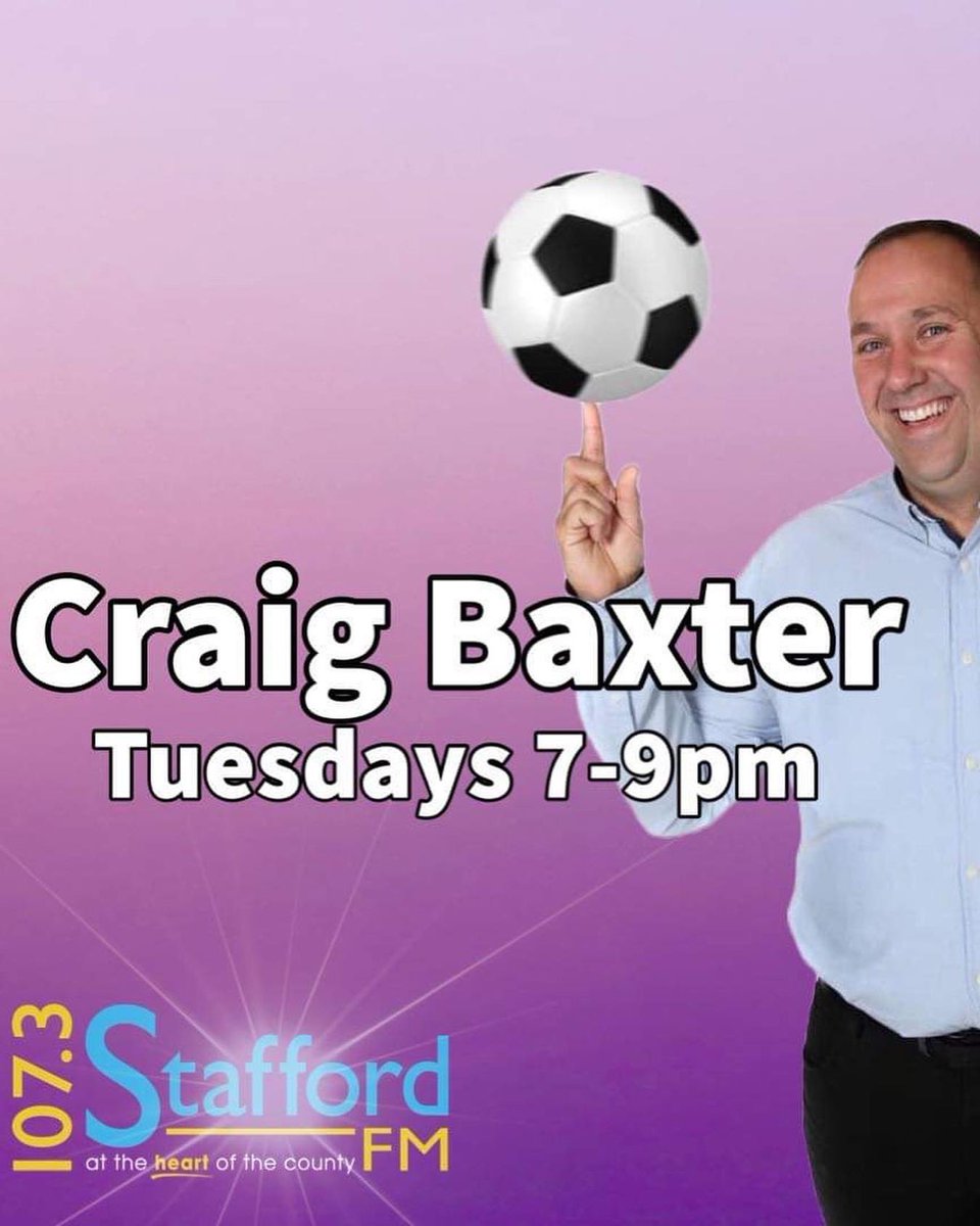 I need to use this more. This week I move to a Tuesday at 7pm on @weareSFM and have a great guest. Guinness World Record holder Andy Stone.