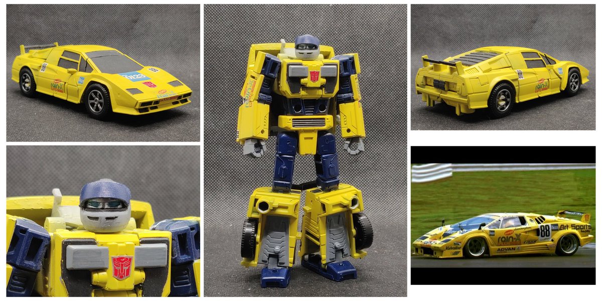 The Cluttered Desk (@theclutterddesk) on Twitter photo So the last and final member of my Autobot raceteam project is done. This is Chicane the brother of Frontrunner. Bio down below
Thoughts?
Cheers to <a href="/Sam_Makes_Toys/">Sam's Forge</a> again for both the head and amazing Lamborghini conversion kit
#transformers #custom #team #racing #Lamborghini So the last and final member of my Autobot raceteam project is done. This is Chicane the brother of Frontrunner. Bio down below
Thoughts?
Cheers to <a href="/Sam_Makes_Toys/">Sam's Forge</a> again for both the head and amazing Lamborghini conversion kit
#transformers #custom #team #racing #Lamborghini