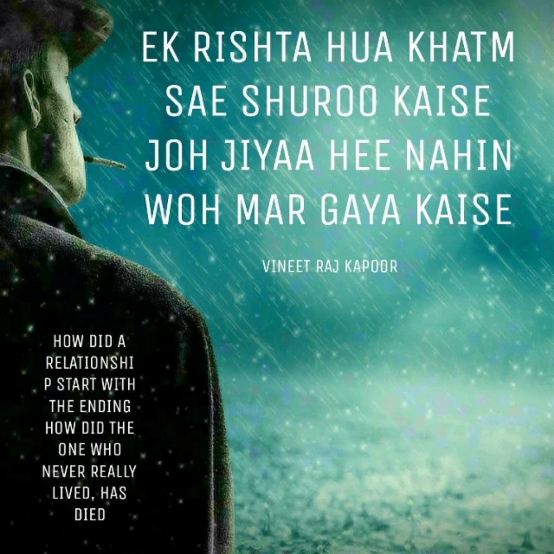 virtualciti's tweet photo. HOW DID A RELATIONSHIP START WITH THE END
HOW DID THE ONE WHO NEVER REALLY LIVED HAS DIED
#relationship #breakup #heartbreak #brokenheart #heartbroken #heart #2lines #2liners #2lineshayari #linepoetry #poetrylove #shayarilove #2linespoetry #2lineshayari #poetrylover #shayarilover https://t.co/pf3WJQhFpM