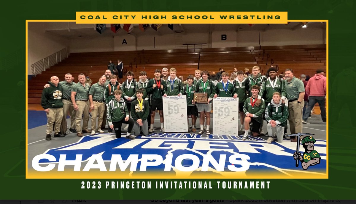 Congratulations to the Coaler Wrestling Team on winning the Princeton Invitational Tournament!