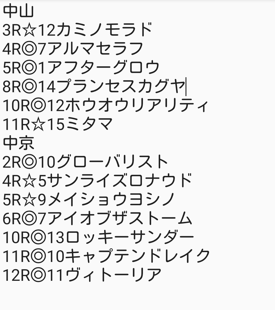 オトナノジジョウさんの予想上がってます😊 