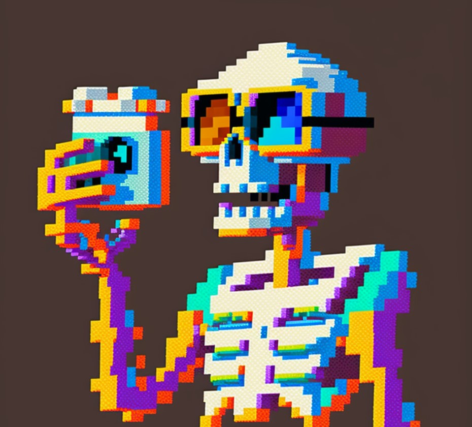 Fun Fact:

Every skeleton was drawn and designed with the Artist wearing 3D Colored Glasses (🔴/🔵)

Hence the disclaimer of wearing a pair to see the true meaning of the Art

Contract Stealth rising Tonight... Get your 🔔 Ready.