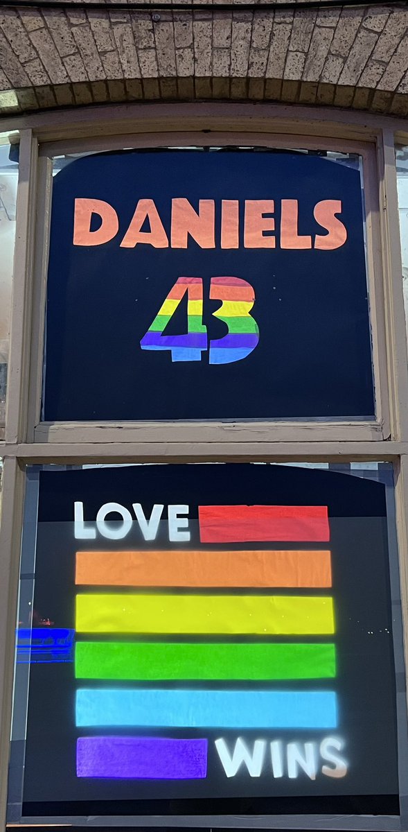 A special Warren Window today to wish @Jake_Daniels11 of @BlackpoolFC a happy 18th birthday. Jake is the only openly gay male professional footballer in the football league in over 30 years. Which means we think he’s a legend! #pride #blackpoolpride #blackpoolfc #lovewins