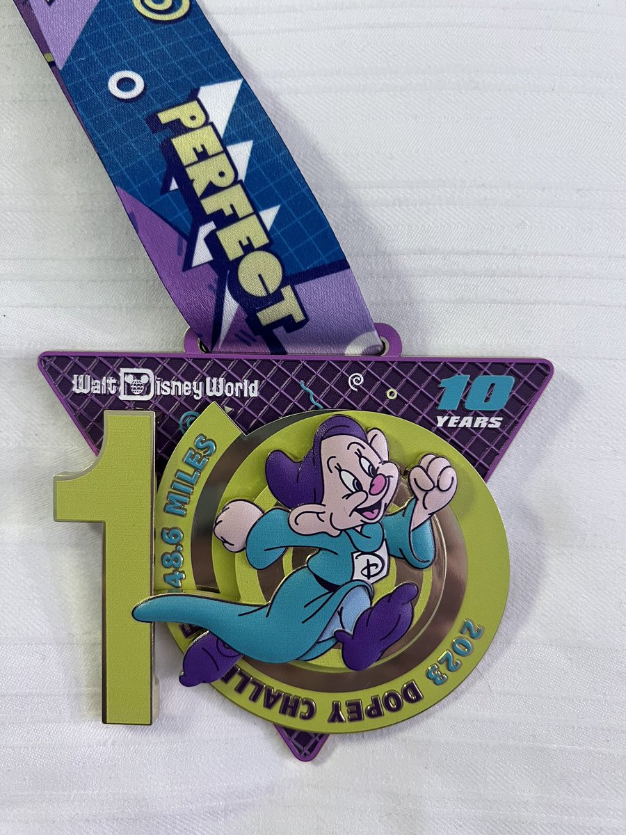 A new #dopeychallenge #WDWMarathon  Congratulations to all the #wdwmarathon finishers!  #rundisney #perfectDopey