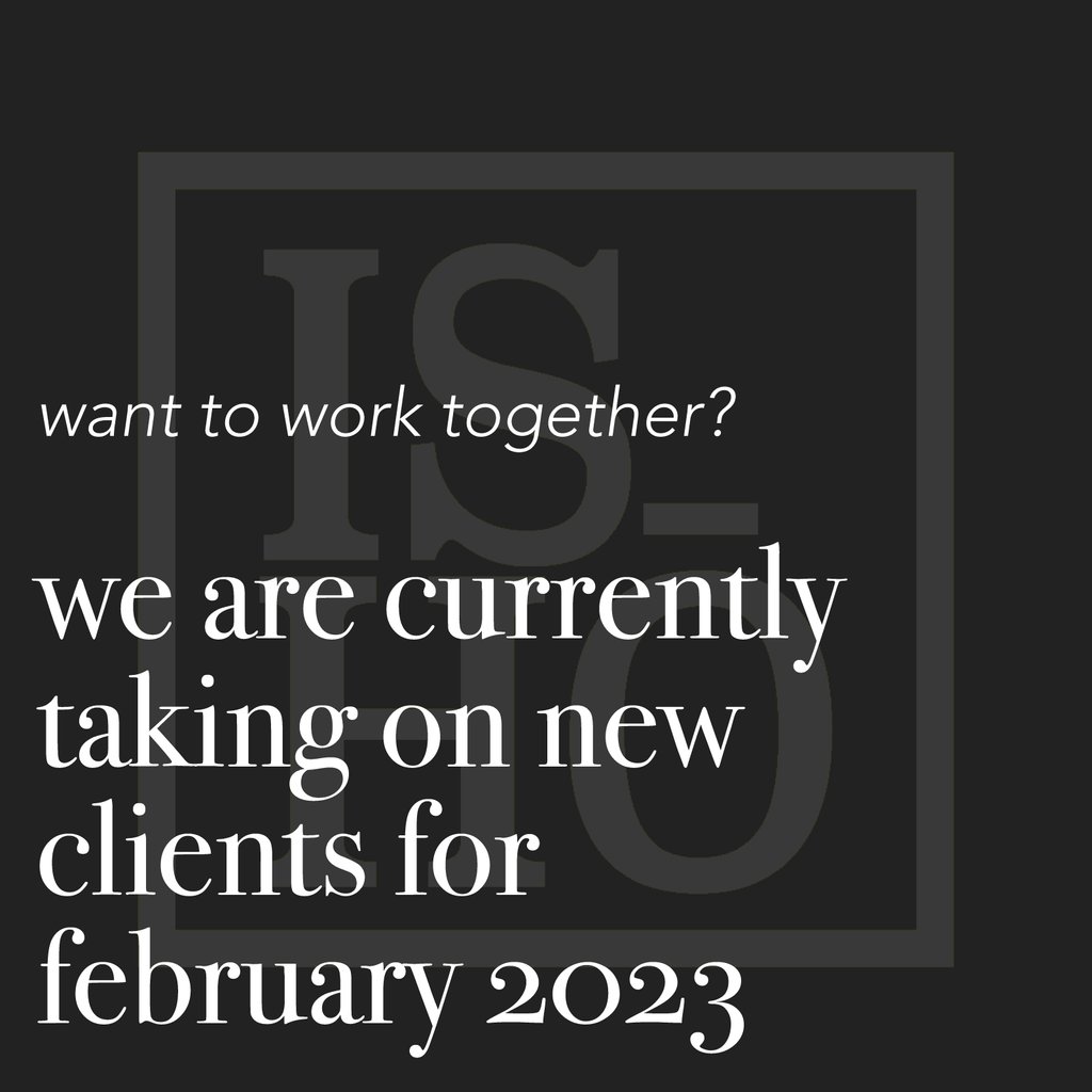IshoCreative's tweet photo. 🚨 EXCITING NEWS!🚨

We are at full capacity for January, but are currently taking on new clients for February 2023! 

We have space for one more monthly retainer client &amp; are also taking on any one-off projects. If you'd like to book in please email: enquiries@ishocreative.com https://t.co/kUupFLA46C