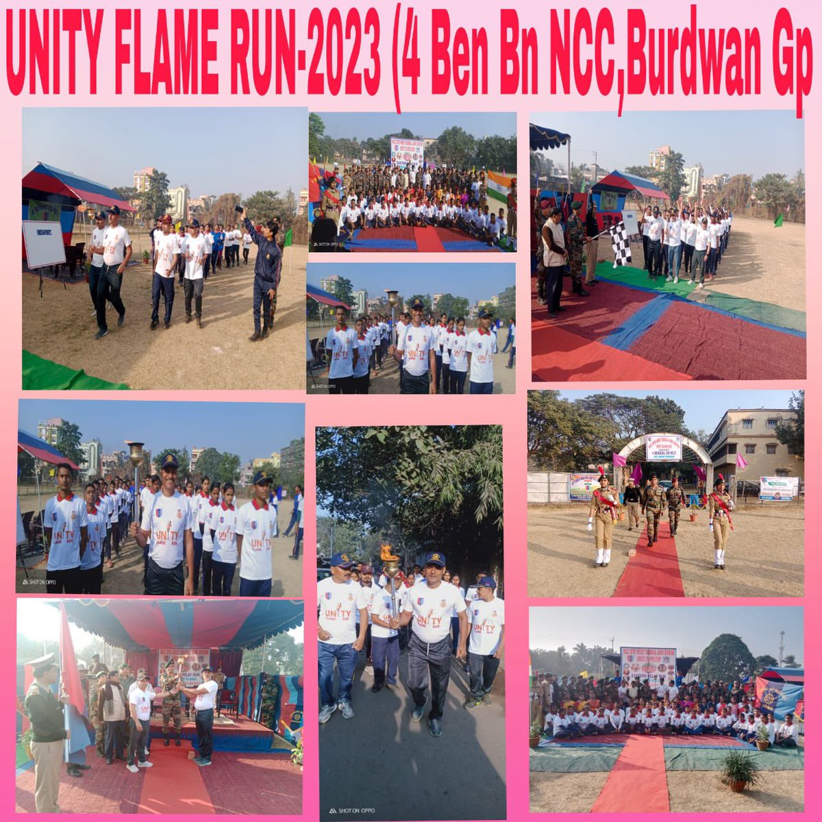 nccwbskm's tweet photo. #UnityFlame flagged off by Dy Cdr Burdwan Gp with fanfare and motivational lecture on 08 Jan 2023. The flame will reach Ranchi and will be handed over By Lt Col Chauhan , Offg CO 50 Ben Bn to Bihar and Jharkhand dte today. @HQ_DG_NCC @ProDefKolkata @gpsingh3para @PIBKolkata https://t.co/M8WQozTq3M