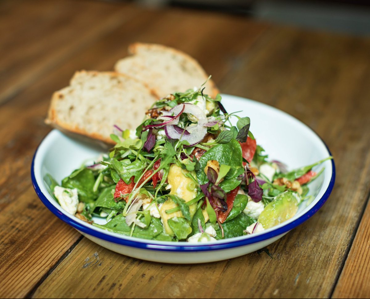 New Year's Resolution to eat healthier?😳 Well forget about the typical boring salads!😏 We've got an awesome range on our menu, like the Feta and Avocado Salad here!🤩 Come in and give them a go!😁 #brewdogbradford #bradfordbar #newyearsresolutions
