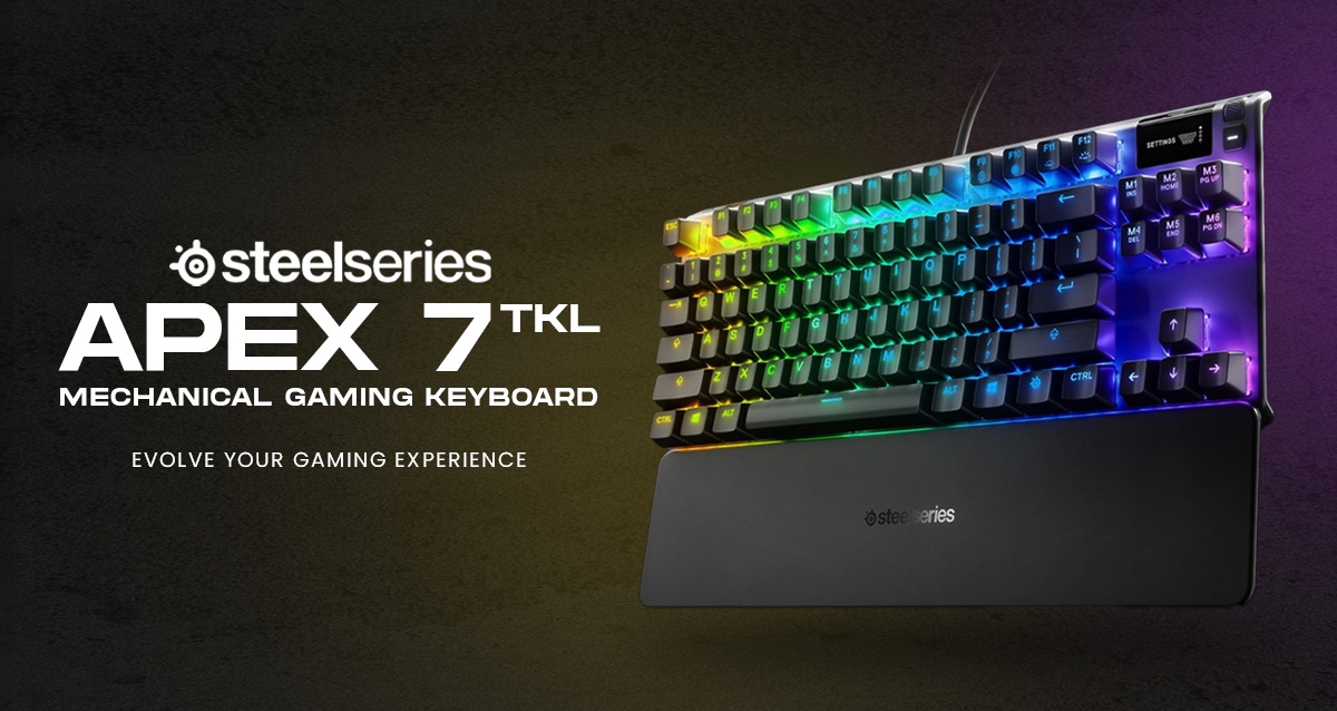 CC_Deals's tweet photo. The #Steelseries Apex 7 TKL Mechanical Keyboard is your reliable partner for all your gaming 🔥
🛒 https://t.co/5PLwGiSVsM
----------
#apex #apex7 #TKL #mechanical #keyboard #redswitch #silent #linear https://t.co/G2EJchbBLa