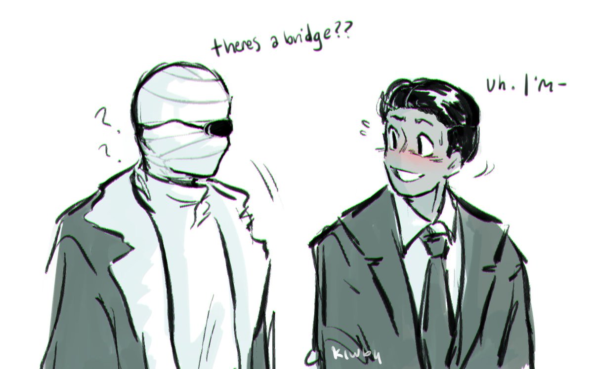 trying a new brush and drawing the sillies
[#larrytrainor #negativeman #doompatrol #doompatrolfanart #mr104 #larry104 #larryrama] ? what is their ship name ??