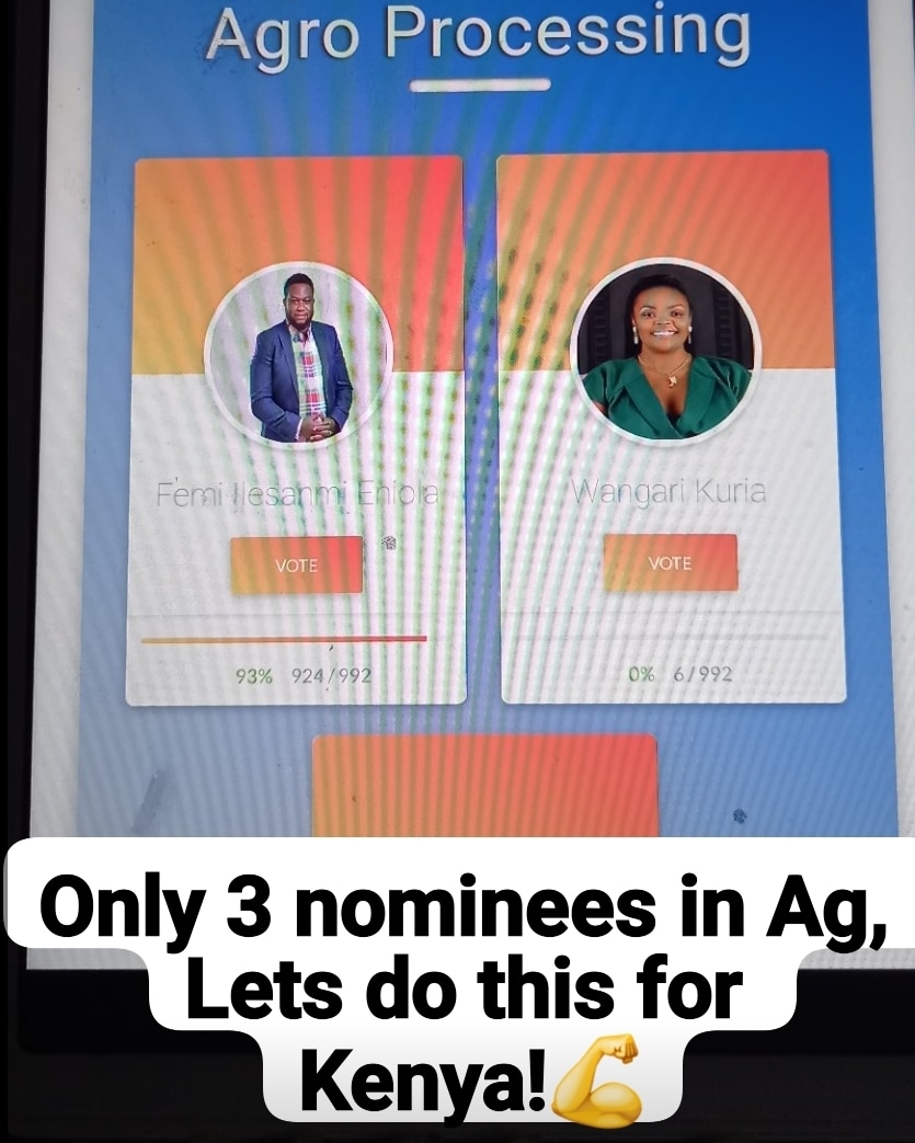 What a way to start the year💞💥  Its my birthday today 🎂and I have been nominated for the Fourty Under 40 in Africa 2023.

Support me bring this home for 🇰🇪??

VOTE HERE EVERY DAY.  Takes seconds nacagha.com/poll/agricultu…

#farm #wangari #winning #Kenyan #leadGeneration #Potter