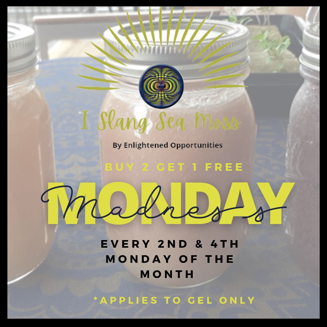 islangseamoss's tweet photo. Enjoy tomorrow’s special, Monday - order via message or call/text 4695081951

Buy 2 Get 1 FREE (Gel only - plain or with herbs)

*Cannot be combined with any other ongoing special

#seamoss #islangseamoss https://t.co/ThDKbQ8bV1 https://t.co/Q23abMkVQD