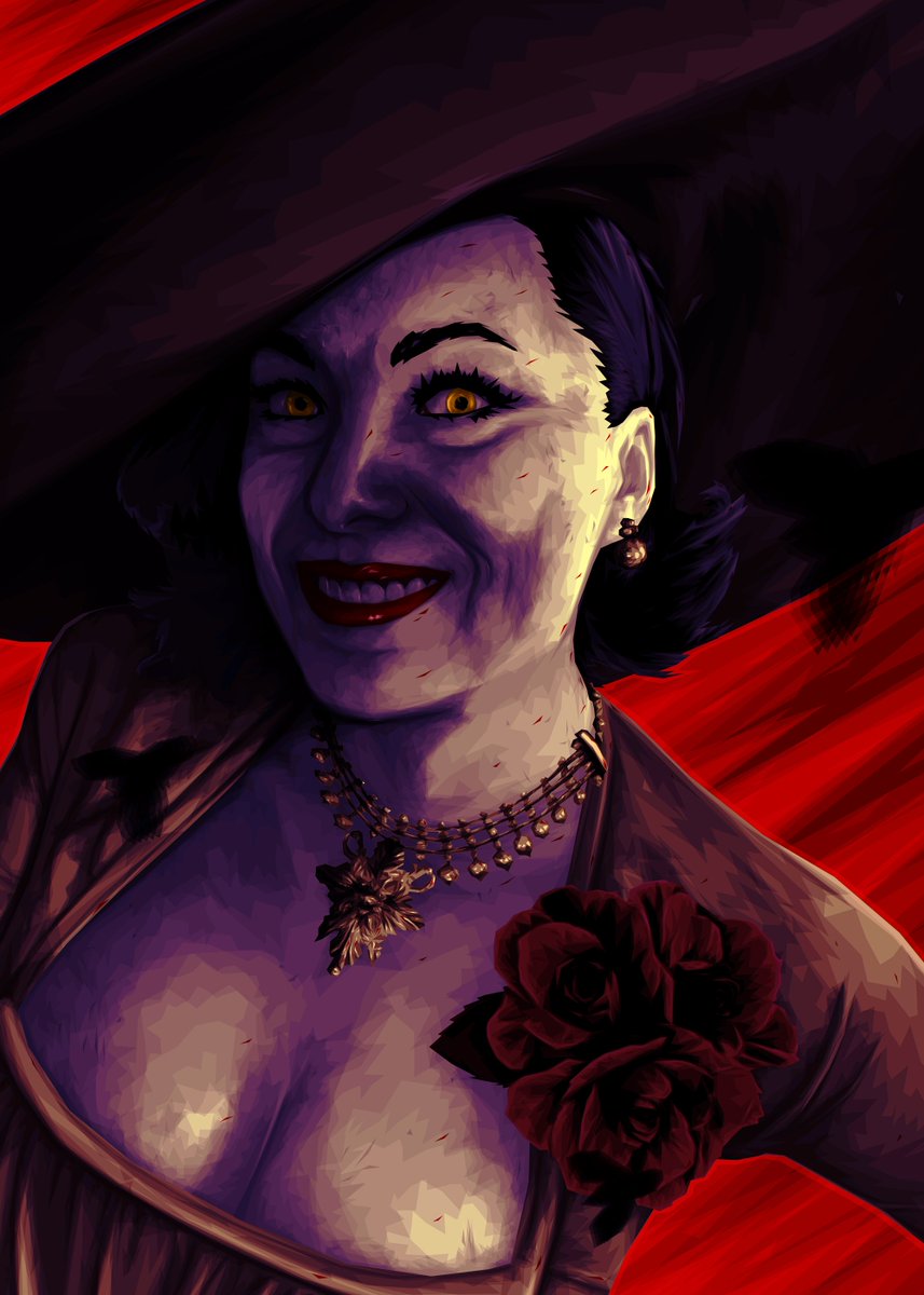 swajner's tweet image. Oh, hi #ArtistsOnTwitter! 😎

Here&apos;s some #RedArt of mine. 🩸