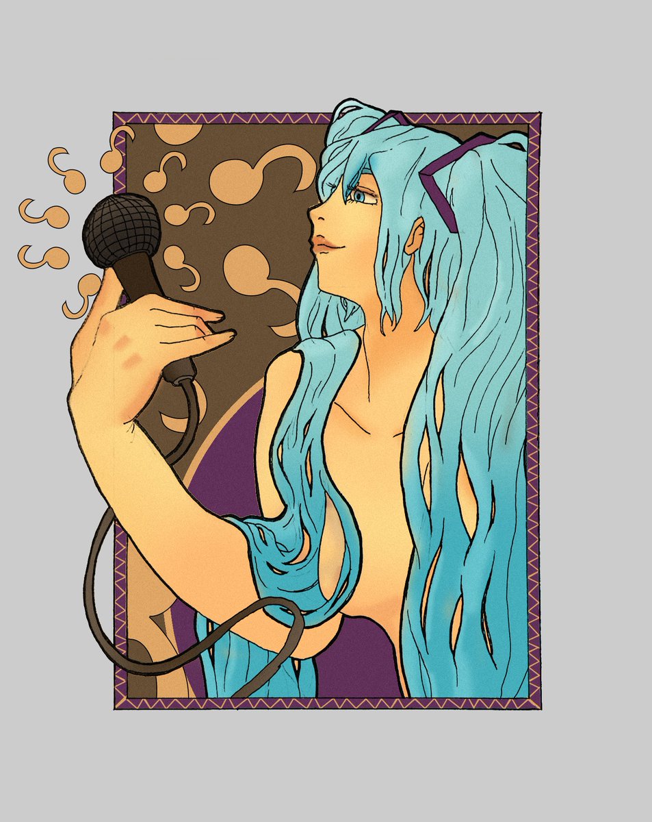 What if Miku but art nouveau