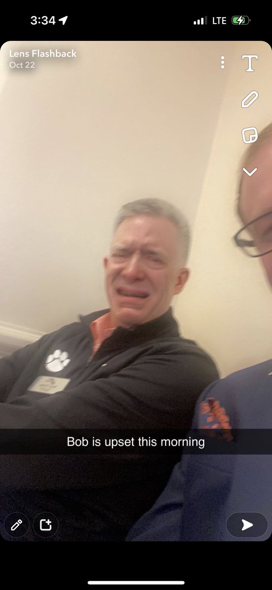 BradMBolton's tweet image. @RobertMFisher mood on @ClemsonFB not preparing for the playoffs this week…

#AccProblems 
Ironically @John_R_Ramage looks same way, just no photo to prove it.
Misery loves company boys, welcome to the other side of CFB.

@BankPres

Will always have #JASGTTAT #IAPOOB