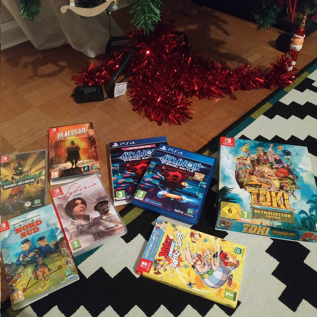 PlDuRetroGaming's tweet photo. Merci @Microids_off  pour la surprise du calendrier de l'avent avec #arkanoideternalbattle #ps4, un très bon jeu qui me rappelle des souvenirs.
Il rejoint mes jeux de la famille #microids.
#unnoelmicroids https://t.co/dU0NhJ1TBR