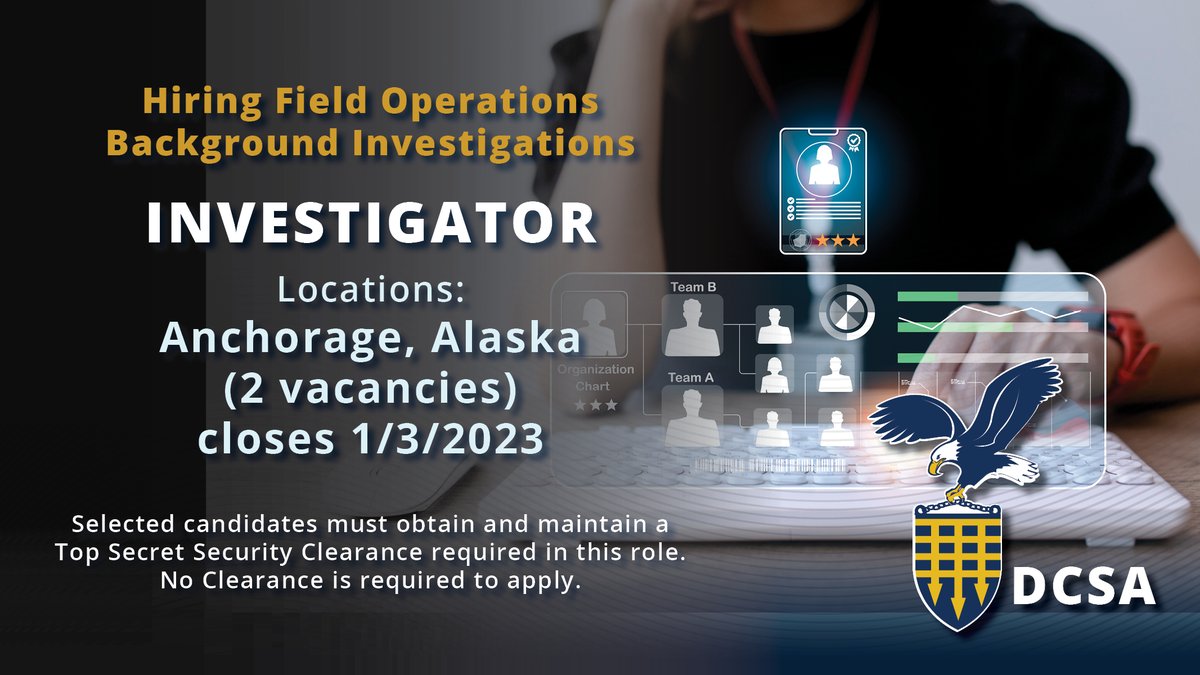 Defense Counterintelligence and Security Agency on Twitter "(3 of 3