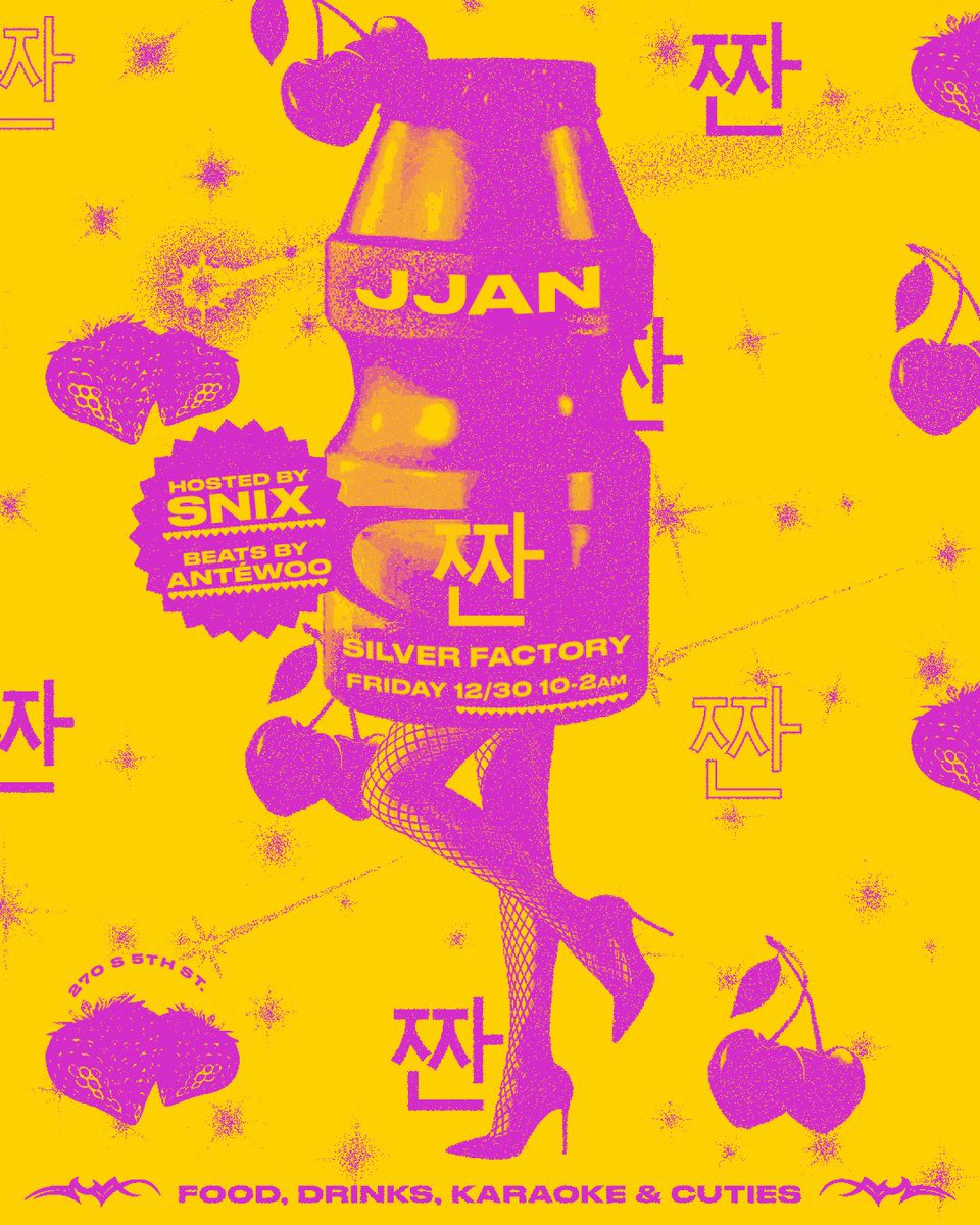 Alexander_Shin's tweet photo. So excited for my cute event on Friday!! 짠 JJAN 🥂
If you’re in NYC and wanna do something sexy NYE weekend come out to Silver Factory in Williamsburg Brooklyn. HOSTED BY ME #JJAN https://t.co/Ctb3dIB3T2