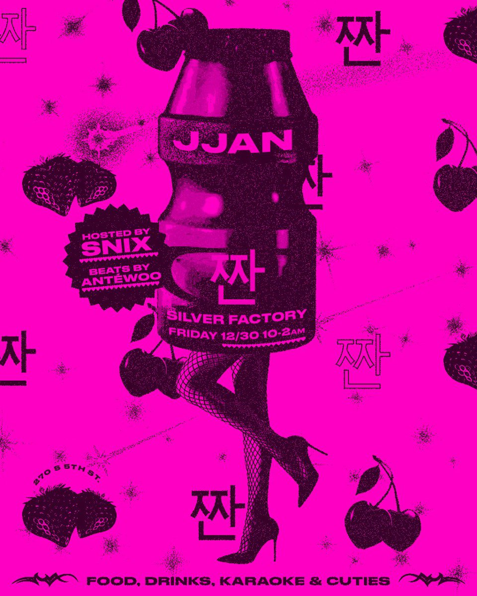 Alexander_Shin's tweet photo. So excited for my cute event on Friday!! 짠 JJAN 🥂
If you’re in NYC and wanna do something sexy NYE weekend come out to Silver Factory in Williamsburg Brooklyn. HOSTED BY ME #JJAN https://t.co/Ctb3dIB3T2