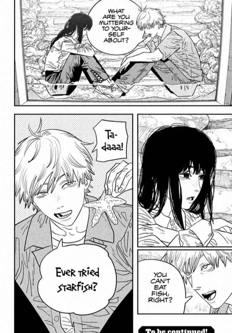 // chainsaw man 115
physically crying asa and denjis friendship means so much to me 