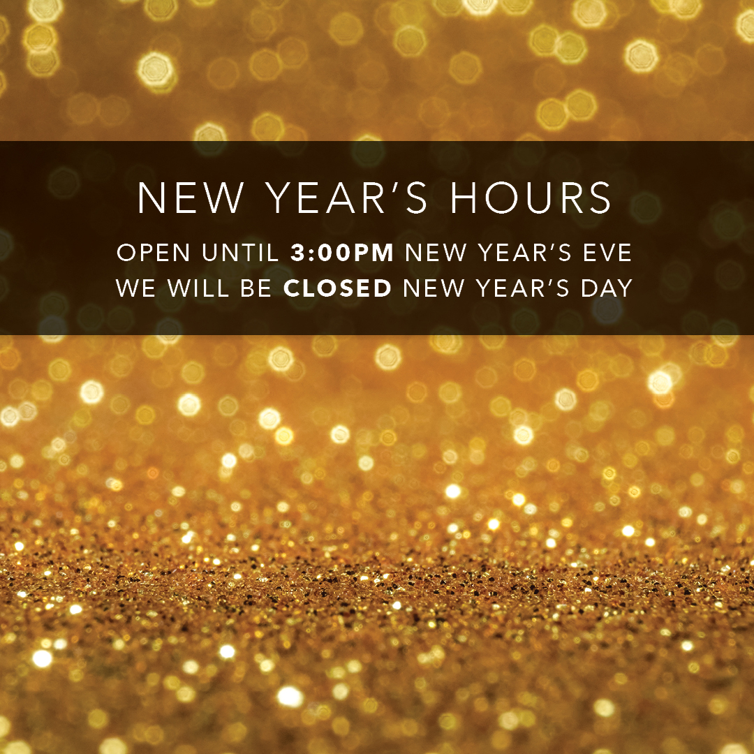 We will be open Saturday to serve you!