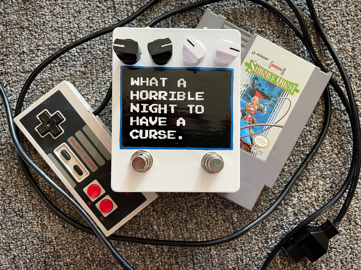 fuzzrocious's tweet image. I can guarantee this custom dual oscillator is easier to figure out than which rock you have to hit your head against in Simon’s Quest

#fuzzrocious #fuzzrociouspedals #stompbox #stompboxes #effectpedal #effectpedals #gearybusey #oscillator #oscillation #castlevania #simonsquest